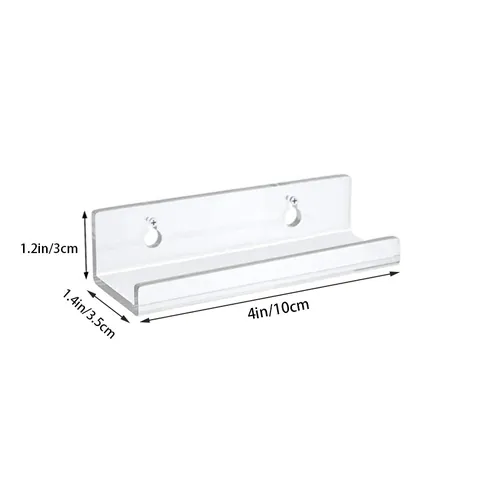 Acryl Vinyl Schallplattenregal Wandmontiertes Album Display Schwebender Klarer CD Halter Für Zuhause Schlafzimmer Dekor Rack