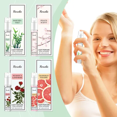 Fresh Long Lasting Perfume Spray Range Elegant Floral Botanical Fragrance For Travel Dating Unisex Glass Portable Pocket Atomizer