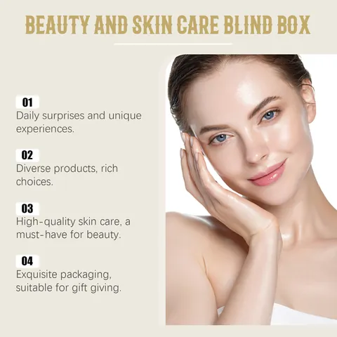 Calendrier de l'Avent de Noël Boîte Aveugle de Beauté Coffret Cadeau de Soins de la Peau Kit de Soins du Visage Hydratant pour Femmes