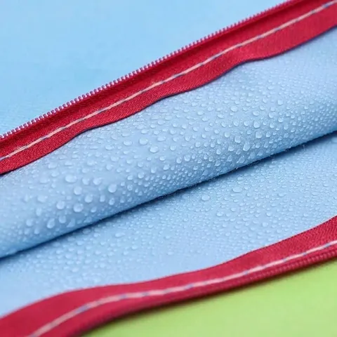 Waterproof Oxford Cloth Document Bag Double Layer Zipper Handheld File Folder Exam Paper Organizer School Office Bag