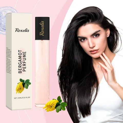 Elegant Bergamot Rose Perfume For Women Long Lasting Fresh Fragrance Niche Portable Scent Glass Spray Bottle Beauty Personal Care