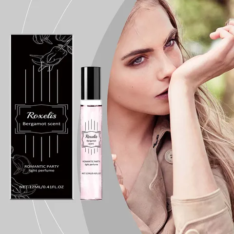 Roxelis Bergamotto Fragranza Leggera Spray Portatile Profumo Corpo a Lunga Durata per Donne Uomini Profumo Floreale Bottiglia di Vetro Aroma