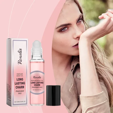 Roxelis Γυναικείο Άρωμα Roll-on Έλαιο Σώματος Άρωμα Μεγάλης Διάρκειας Φορητό Τριαντάφυλλο Λεβάντα Αρωματικό Έλαιο για Ραντεβού