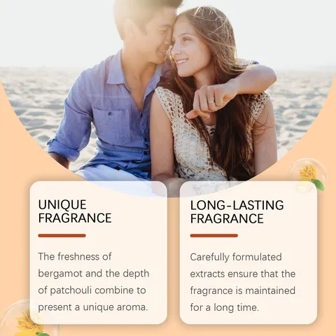 Perfume Bergamot Spirit Fragancia Cítrica Refrescante Larga Duración Elegante Frasco de Vidrio en Aerosol para Hombres y Mujeres