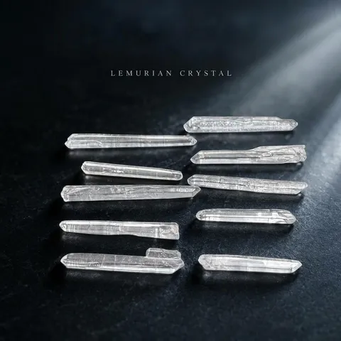 Natural Clear White Crystal Hexagonal Prism Lemurian Quartz Wand Points Mineral Specimen Rough Stone Healing Obelisk Home Decor Office Ornament