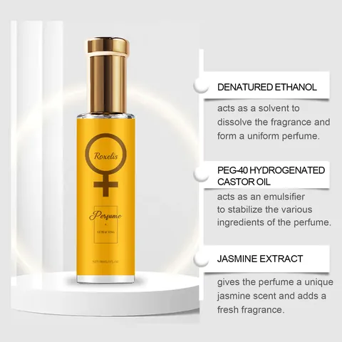 Roxelis Jasmin Parfüm Für Damen Langanhaltender Blumiger Duft Eleganter Natürlicher Spray-Duft Glasflasche Geschenk