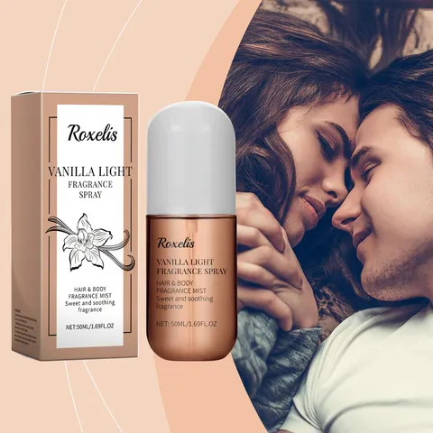 Roxelis Vanilla Light Αρωματικό Σπρέι για Μαλλιά και Σώμα Αναζωογονητικό Άρωμα Μεγάλης Διάρκειας Γυναικείο Σπρέι