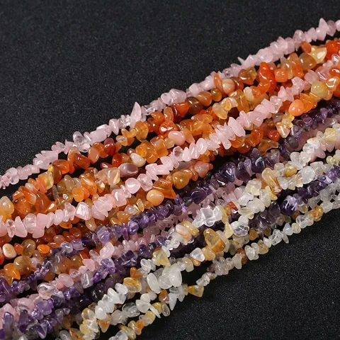 Natuurlijk Kristal Onregelmatige Steenslag Kralen Losse Stenen Kralen Streng Voor DIY Sieraden Maken Armband Ketting Ambachtelijke Accessoires