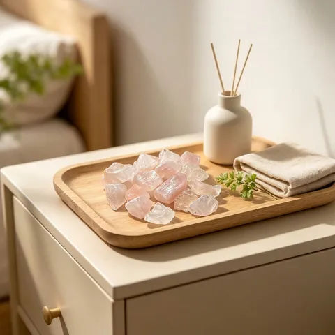 Natural Raw Crystal Stones Aromatherapy Diffuser Stones For Home Decor Landscaping Natural Ore Ornaments Bag Clear Rose Amethyst Quartz Stones