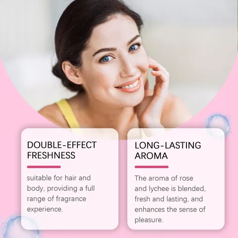 Roxelis Acqua Profumata per Capelli e Corpo Fragranza Fresca Elegante a Lunga Durata per Donna Spray Profumato Portatile Profumo per Appuntamento