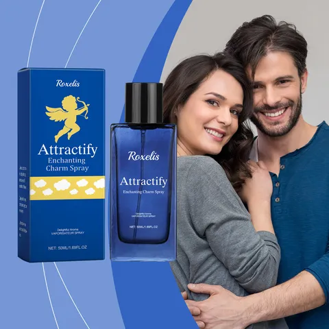 Roxelis Attractify Enchanting Charm Spray Long Lasting Floral Perfume For Women Elegant Glass Bottle Fresh Scent Fragrance