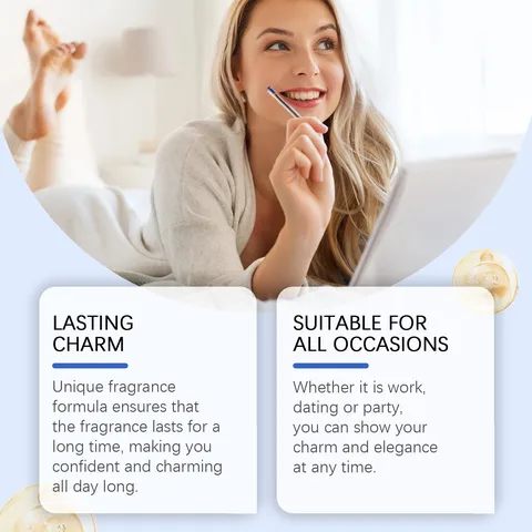 Roxelis Attractify Enchanting Charm Spray Long Lasting Floral Perfume For Women Elegant Glass Bottle Fresh Scent Fragrance