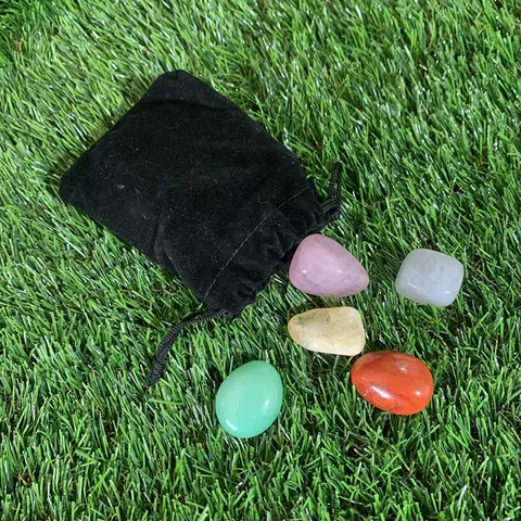 Natural White Crystal Tumbled Stones Set Multicolor Polished Quartz Stones For Reiki Healing Home Decor Aquarium Gravel Colorful Gemstones