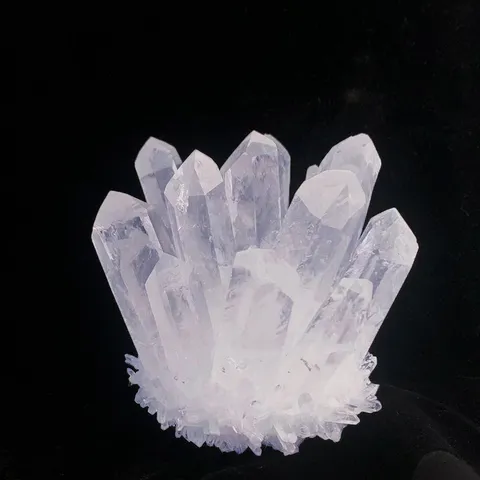Grappolo di Cristallo di Quarzo Bianco Naturale Pietra Grezza Esemplare Minerale Guarigione Reiki Arredamento Casa Ufficio