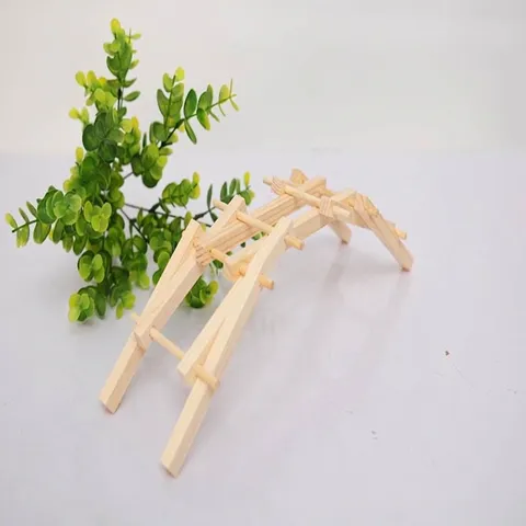 DIY Holz Leonardo Brücke Material Set Naturwissenschaftliches Experiment Physik Modell Spielzeug Für Kinder Schüler