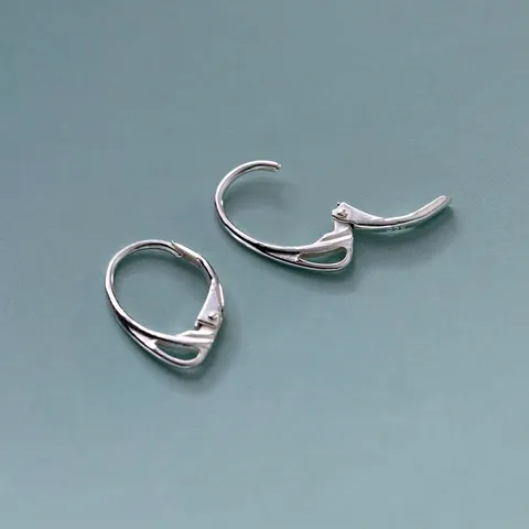 Dormeuses Pour Boucles D'oreilles En Argent Sterling 925 Plaqué Or 18K Crochets Français Accessoires De Création De Bijoux DIY