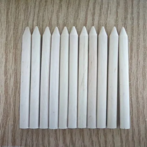 Palos de Madera de Abedul Natural Afilados para Manualidades de Arte en Arena DIY Suministros para Modelismo