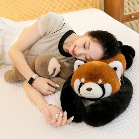 Kawaii Peluche Animale Cuscino Bradipo Dinosauro Koala Panda Orso Panda Minore Morbido Peluche Bambola Rilassante per Bambini Casa