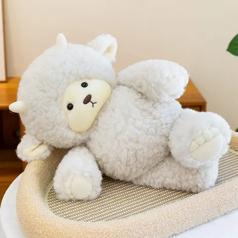 Cute Galloping Series Animal Plush Toy Soft Sheep Sloth Bear Panda Rabbit Doll Comforting Accompany Stuffed Animal For Home Decor Kids Gift