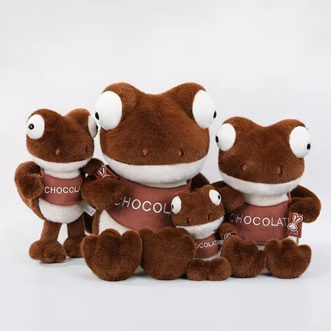 Maillard Style Chameleon Plush Toy Cartoon Stuffed Animal Lizard Doll Soft Comfort Pillow For Home Decor Birthday Gift