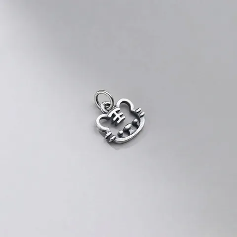 925 Sterling Zilveren Holle Chinese Dierenriem Hanger Matte Dieren Charms Voor DIY Sieraden Maken Hanger Zonder Ketting