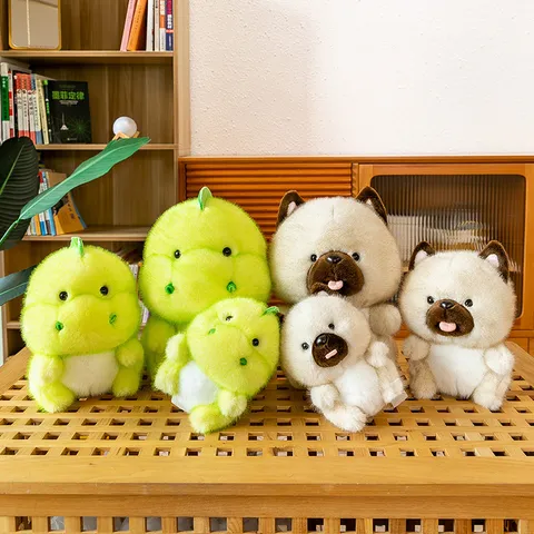 Simpatica Bambola di Peluche a Forma di Drago Grasso e Cane Morbido Animale di Peluche Giocattolo di Peluche Stravagante per Bambini Compleanno Festa Regalo Casa