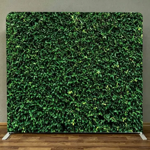 Support de Fond d'Écran en Tissu Tendu Cadre en Alliage d'Aluminium Mur de Fleurs Imprimé Arrière-Plan pour Mariage Anniversaire Fête Support Photo
