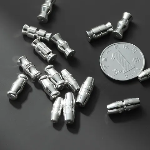 S925 Sterling Silver DIY Jewelry Screw Connector Clasps Mirror Polished Findings For Necklace Bracelet Material