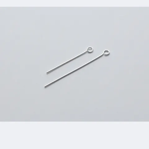 925 Sterling Silver Ball Head Pins Flat Head Pins Eye Pins For DIY Handmade Jewelry Making Findings Accessories Craft Components