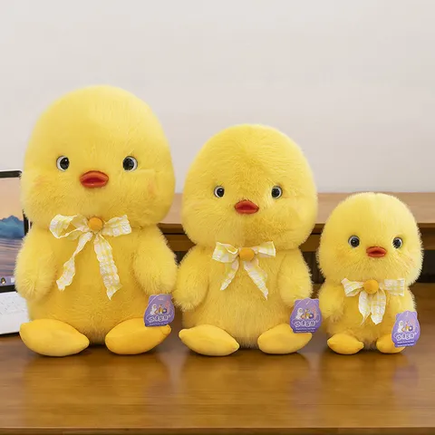 Cute Orange Duck Plush Toy Stuffed Animal Soft Cartoon Duck Pillow Home Decor Gift For Kids Children White Yellow