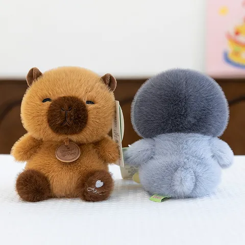 Cute Animal Plush Toy Xiang Dundun Series Soft Stuffed Panda Elephant Capybara Penguin Sloth Doll Birthday Gift For Kids