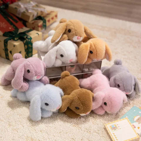 Duftendes Langohr-Hasen-Plüschtier Beruhigende Hasenpuppe Weiches Beschwertes Lavendel-Dufttier Für Kinder Zuhause Büro