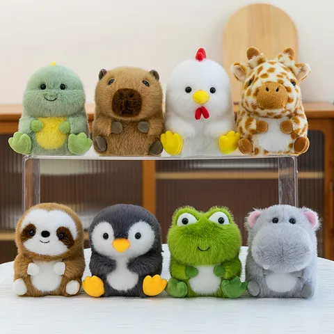 Simpatico Animale Giocattolo di Peluche Bambola Capibara Dinosauro Panda Morbido Giocattolo da Scrivania Regalo per Bambini