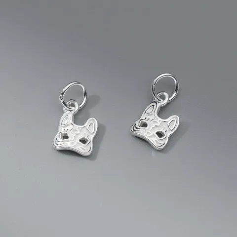 925 Sterling Silver Retro Thai Silver Mask Pendant Handmade DIY Jewelry Accessories For Bracelet Necklace Making Fox Mask Charms