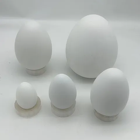 Easter DIY Painting Eggs White Blank Simulation Plastic Eggs For Kids Kindergarten Graffiti Handicraft Festival Decoration