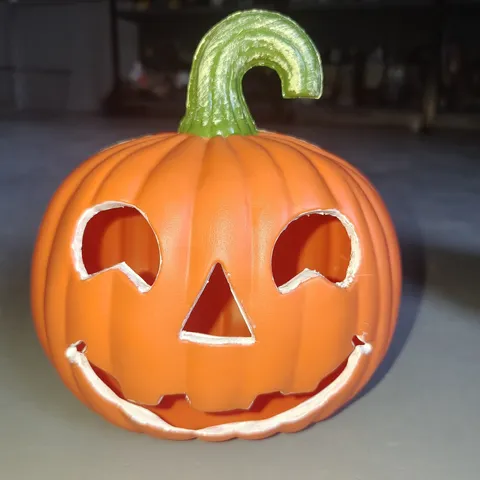 Halloween Plastic Pumpkin Lantern Atmosphere Decoration Battery Operated Jack-O'-Lantern Ornament For Holiday Party Home Decor