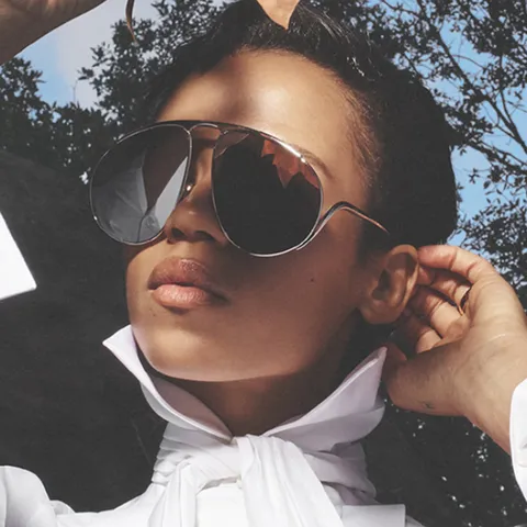 2025 Nieuwe Mode Aviator Zonnebril Voor Vrouwen Luxe Metalen Frame UV400 Catwalk Trendy Autorijden Zonnebril Eyewear