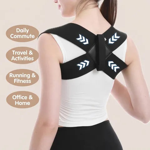 Adjustable Back Posture Corrector For Men Women Breathable Shoulder Support Band X-Shape Gym Fitness Training Belt For Hunchback Correction