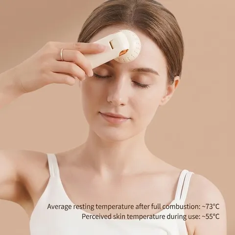 Draagbaar Biansteen Moxibustie Apparaat Set Handheld Gua Sha Massagestick Bijvoet Etherische Olie Voor Lichaamstherapie