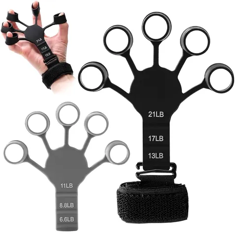Estensore per Dita in Silicone Banda di Resistenza Manuale Allenatore di Forza Dell'avambraccio e del Polso per Riabilitazione