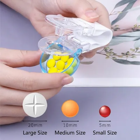 Portable Pill Taker Aid Tool Household Mini Pill Box Remover Device For Seniors Travel Daily Pill Organizer Storage Box