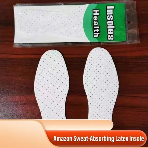 Unisex Atmungsaktiv Schweißabsorbierend Latex Einlegesohlen Weich Perforiert Zuschneidbar Komfort Memory Sohlen Für Sport Laufen Freizeitschuhe