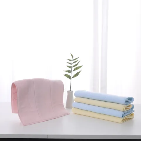 Soft Latex Face Towel Absorbent Square Towel For Adults Kids Macaron Colors Minimalist Bathroom Towel Washcloth Gift Home