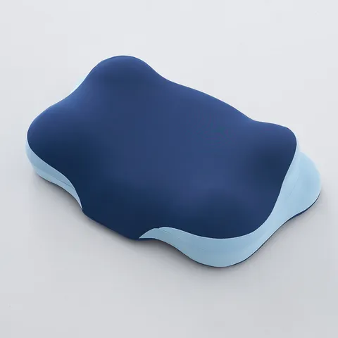 Almohada Cervical de Espuma Viscoelástica 3D Forma de Mariposa Soporte de Cuello Almohada Ortopédica Ergonómica Transpirable para Hogar Adultos