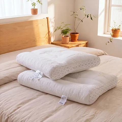 Εργονομικό Μαξιλάρι Προστασίας Αυχένα Lyocell Tencel Αναπνεύσιμο Τρισδιάστατο Μαξιλάρι Κρεβατιού Για Ύπνο Ξενοδοχείο Σπίτι Κλινοσκεπάσματα Ενηλίκων Φροντίδα Αυχένα