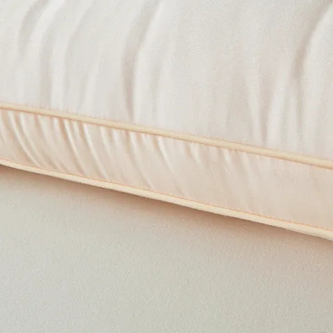 Cuscino da Letto Ergonomico in Microfibra con Strato di Lattice Motivo a Conchiglia Trapuntato Morbido Supporto per il Collo per Adulti