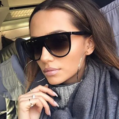 Retro Oversized Flat Top Blaulichtfilter Brille Damen Mode Leopard Quadrat Brillenrahmen Ohne Korrektur Gläser