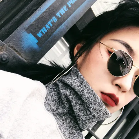 Harajuku Retro Round Metal Sunglasses UV400 Protection Classic 3447 Style Lightweight Unisex Fashion Sun Glasses