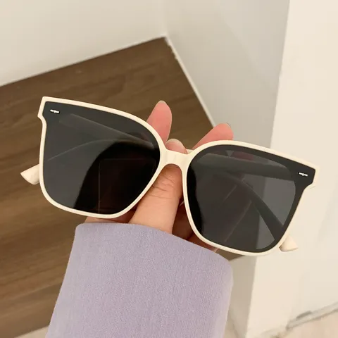 Βίντατζ Τετράγωνα Oversized Γυαλιά Ηλίου Για Γυναίκες Άνδρες Ρετρό Καρφιά Πλήρης Σκελετός Προστασία UV400 Γυαλιά Ταξιδιού