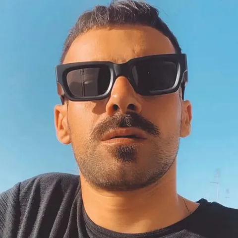 Gafas de Sol de Montura Cuadrada Pequeña de Moda para Mujeres Hombres Gafas de Sol Rectangulares Retro Marco de PC Protección UV400 Estilo Callejero Hip Hop